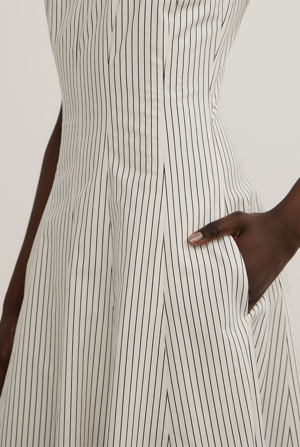 Seam Detail Midi Dress