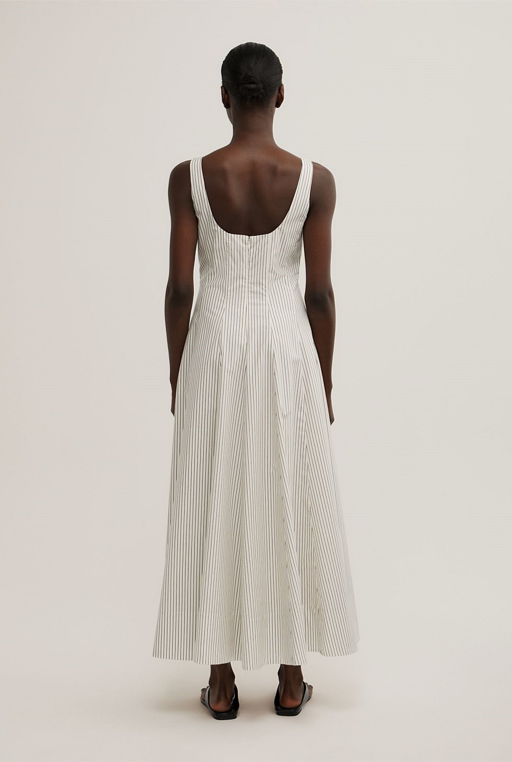 Seam Detail Midi Dress