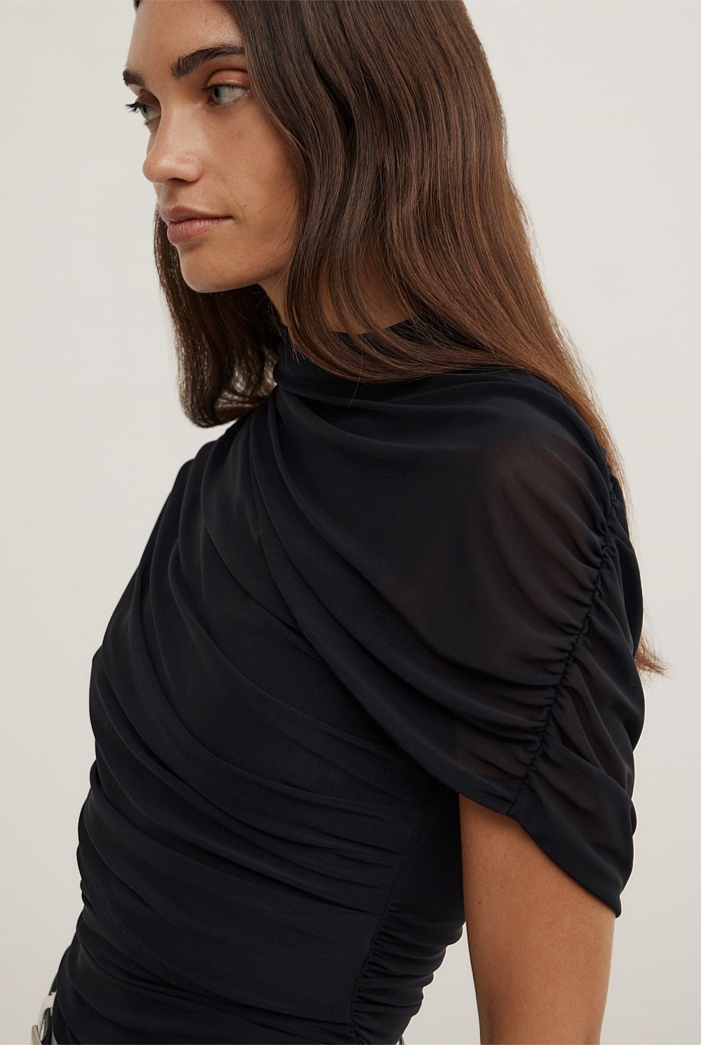 Mesh Cape Top