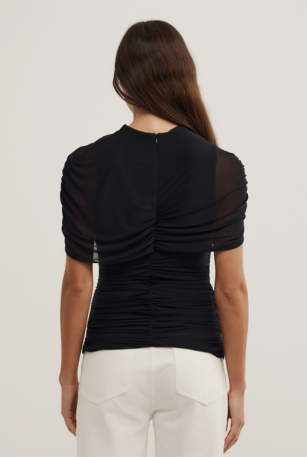 Mesh Cape Top