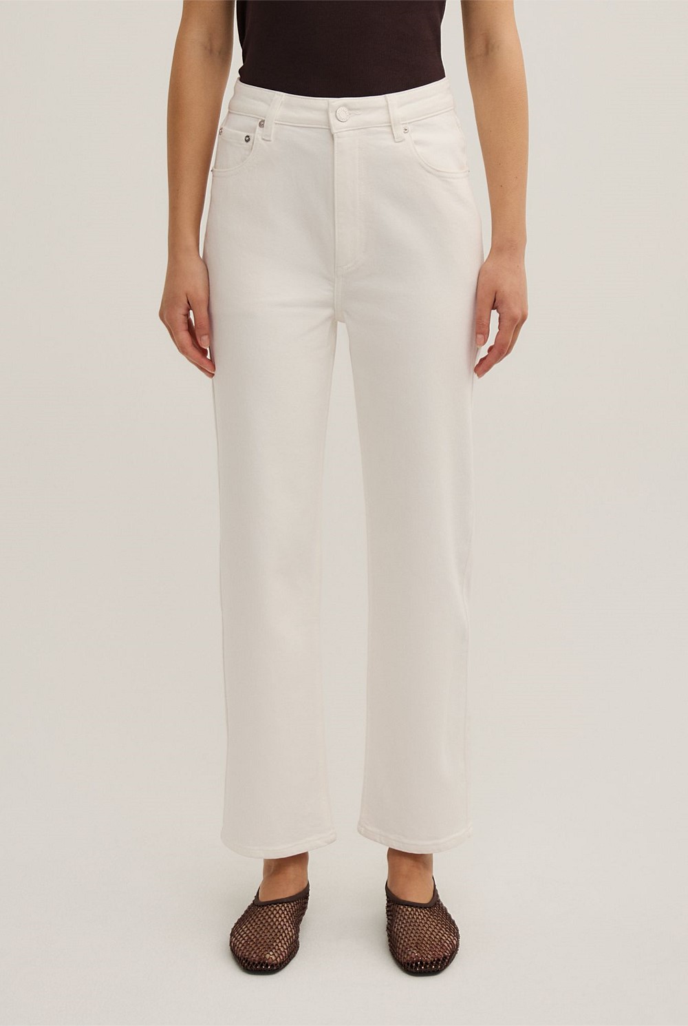 Straight Crop Jeans