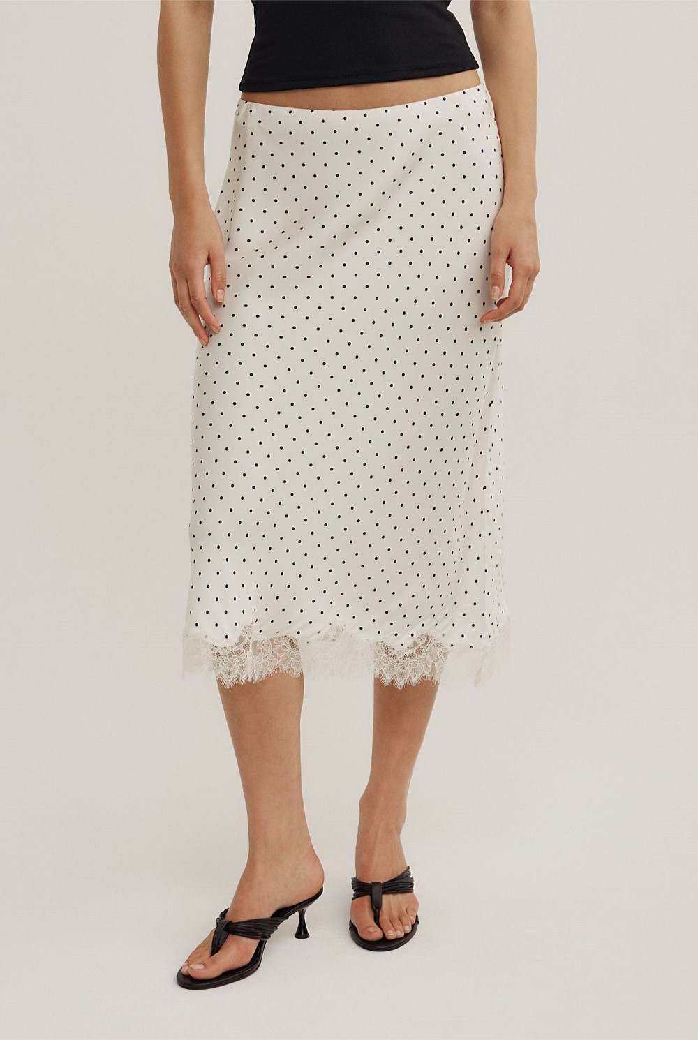 Lace Midi Skirt