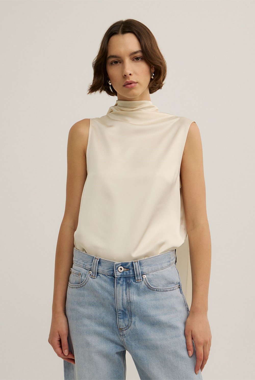 Asymmetric Scarf Top
