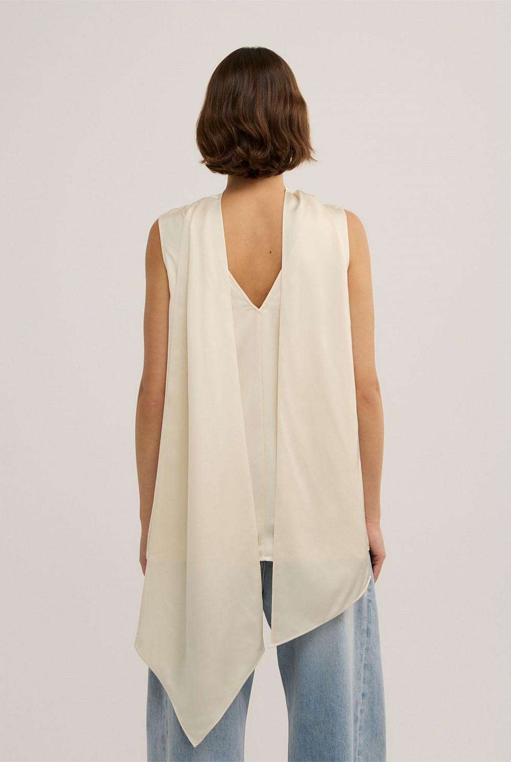 Asymmetric Scarf Top
