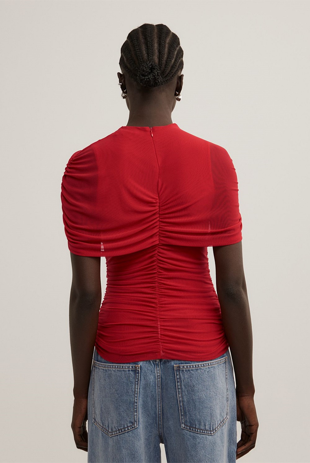 Mesh Cape Top