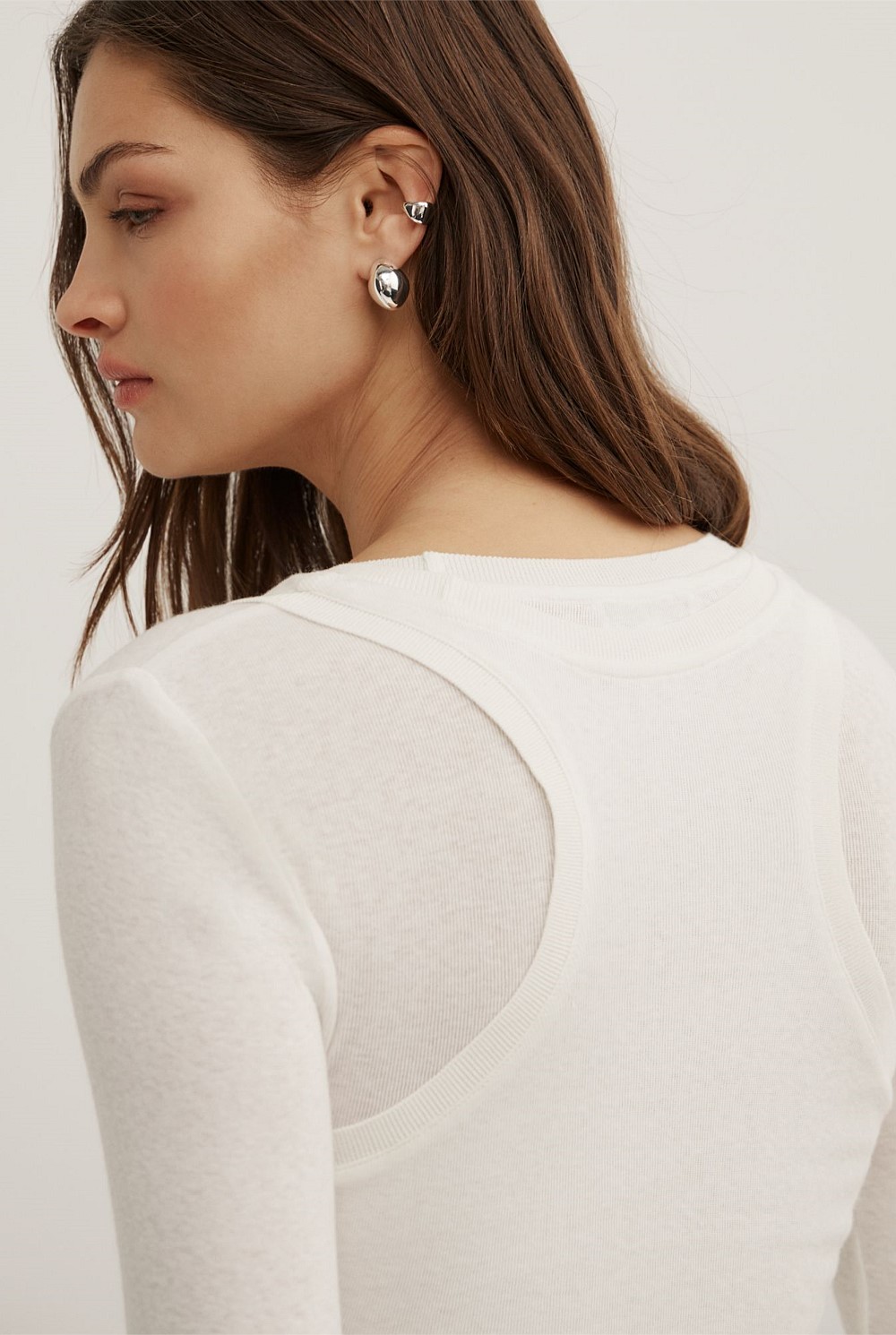 Long Sleeve Overlay Top