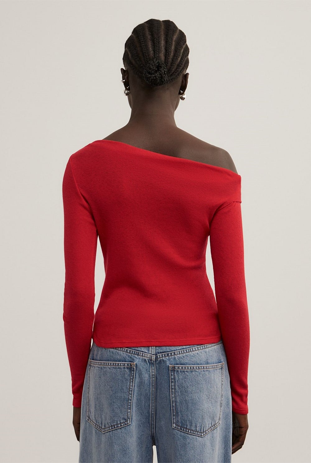 Asymmetric Long Sleeve Top