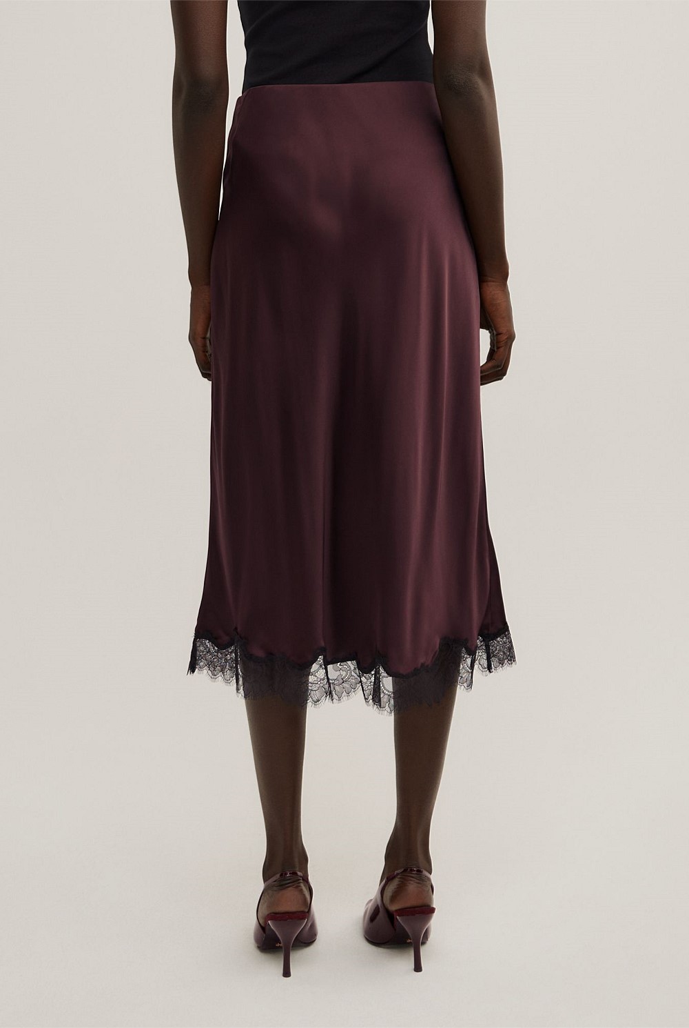 Lace Midi Skirt