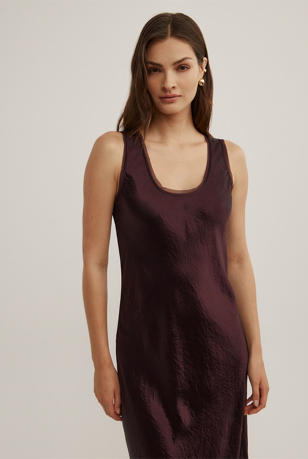 Scoop Neck Slip Dress