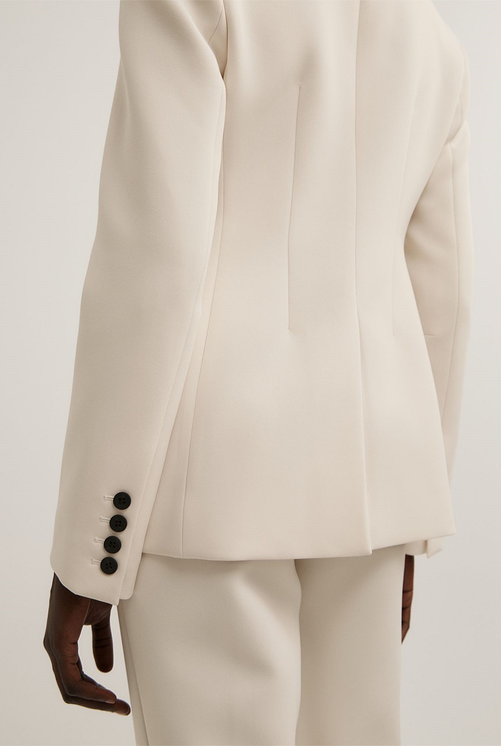 Collarless Blazer