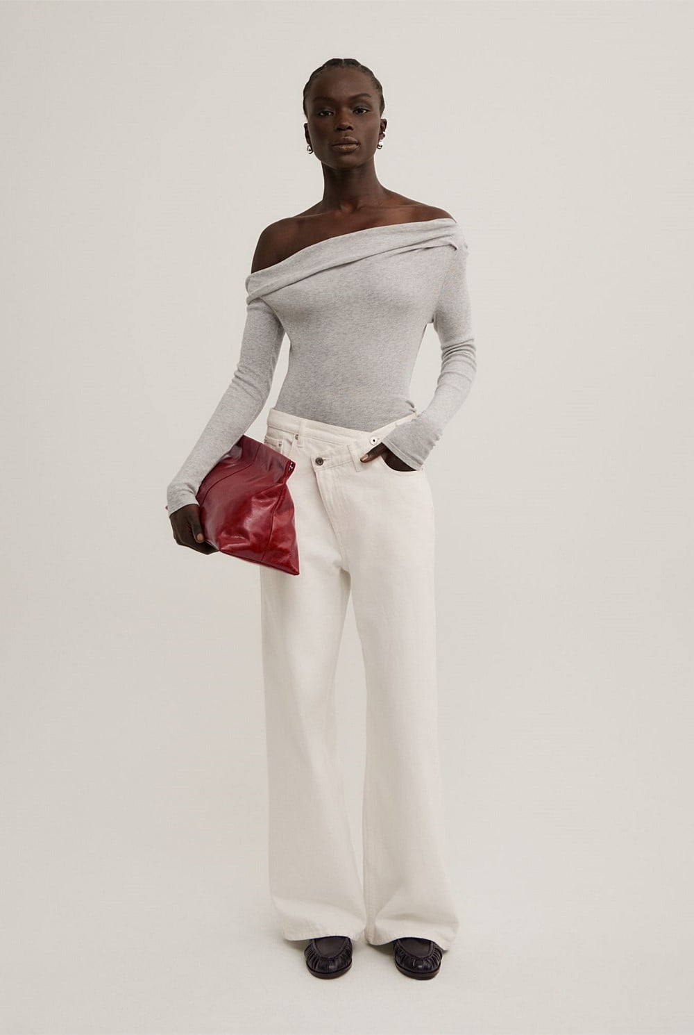 Asymmetric Long Sleeve Top