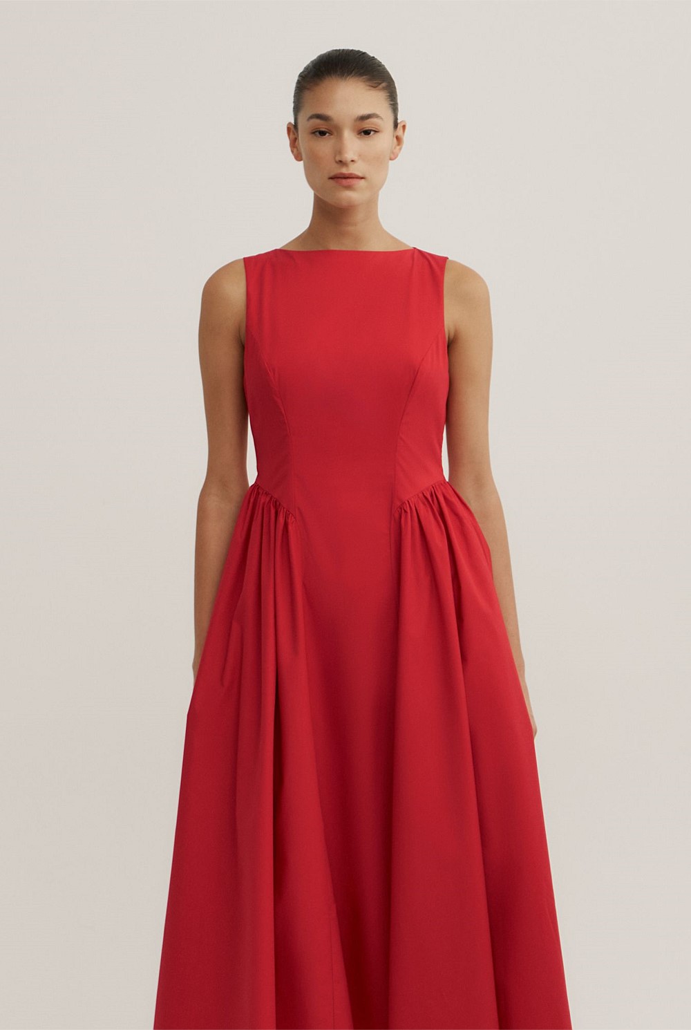 Basque Panel Dress