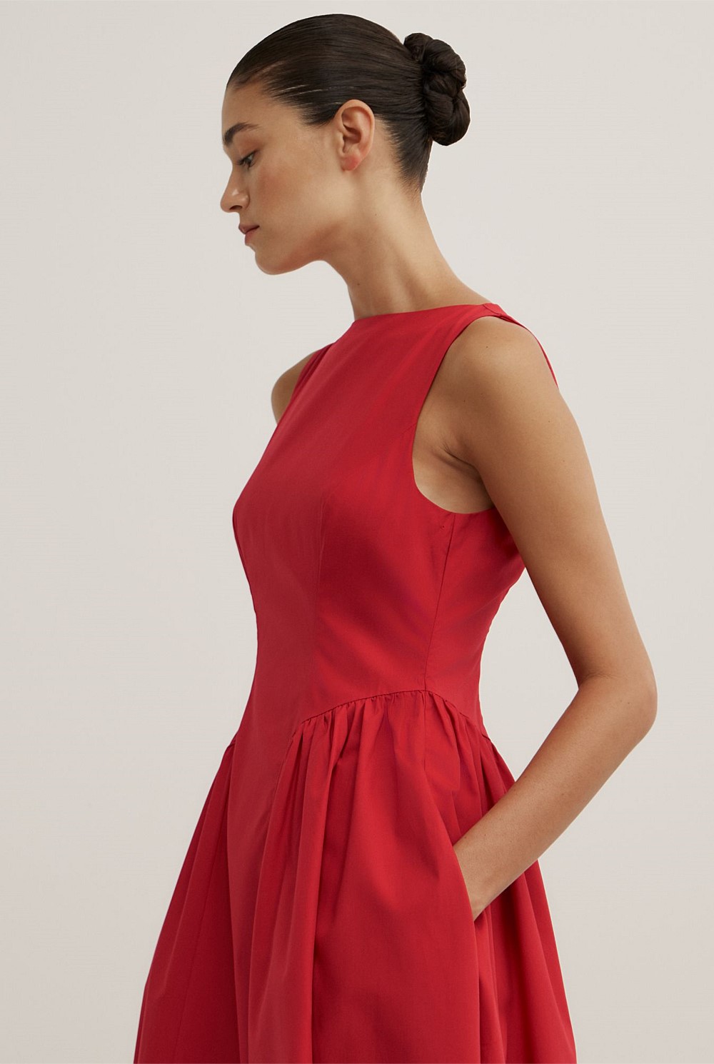 Basque Panel Dress