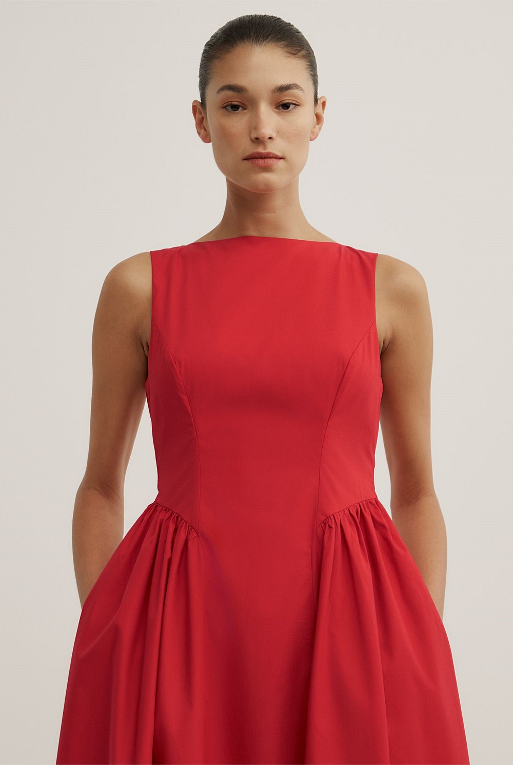 Basque Panel Dress