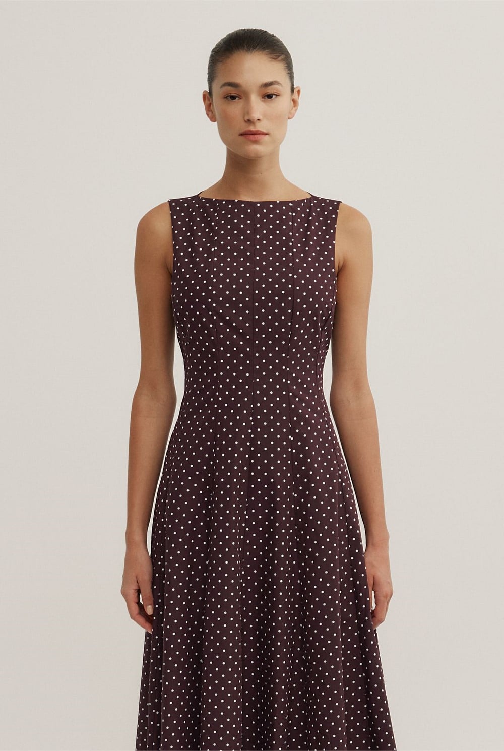 Panelled Midi Dress