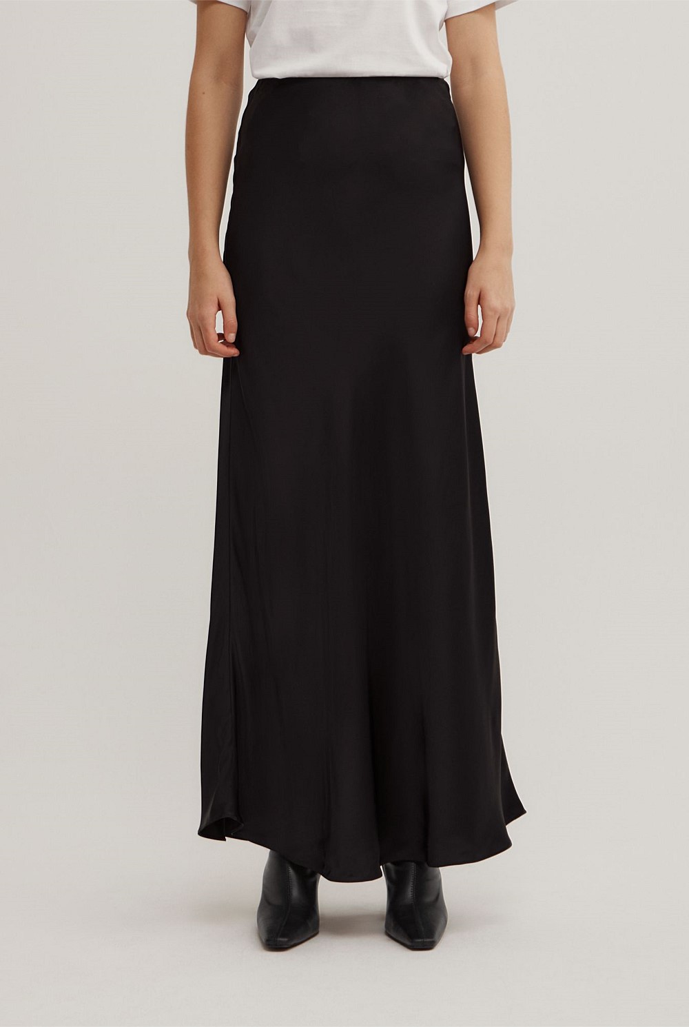 Bias Slip Skirt
