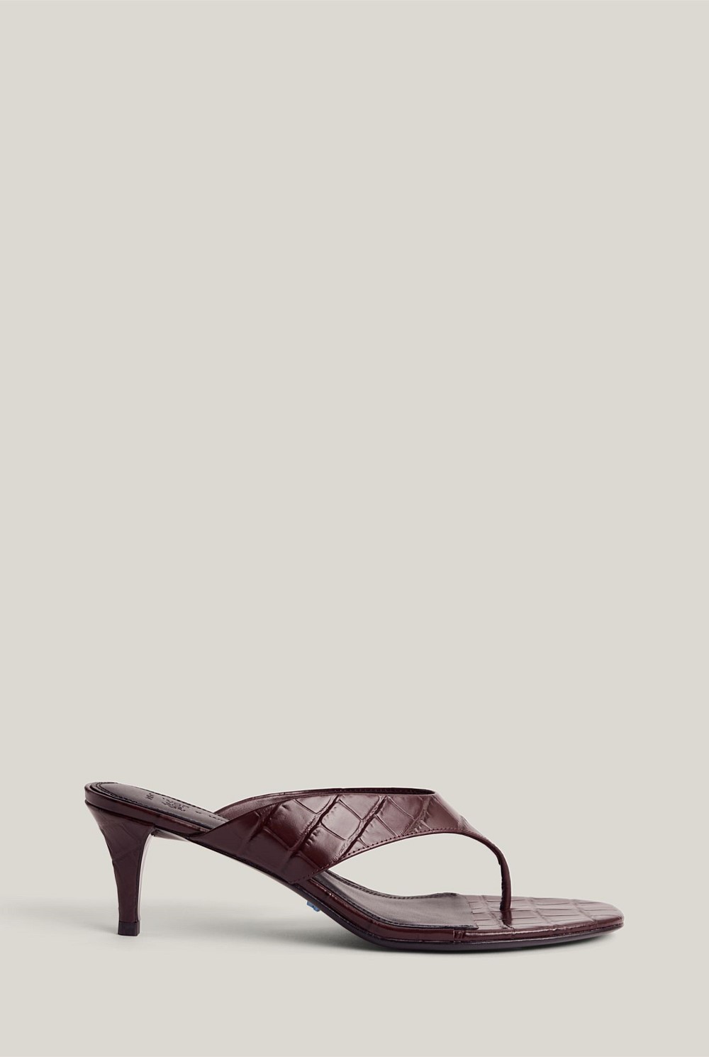 Toe Post Mule Heels