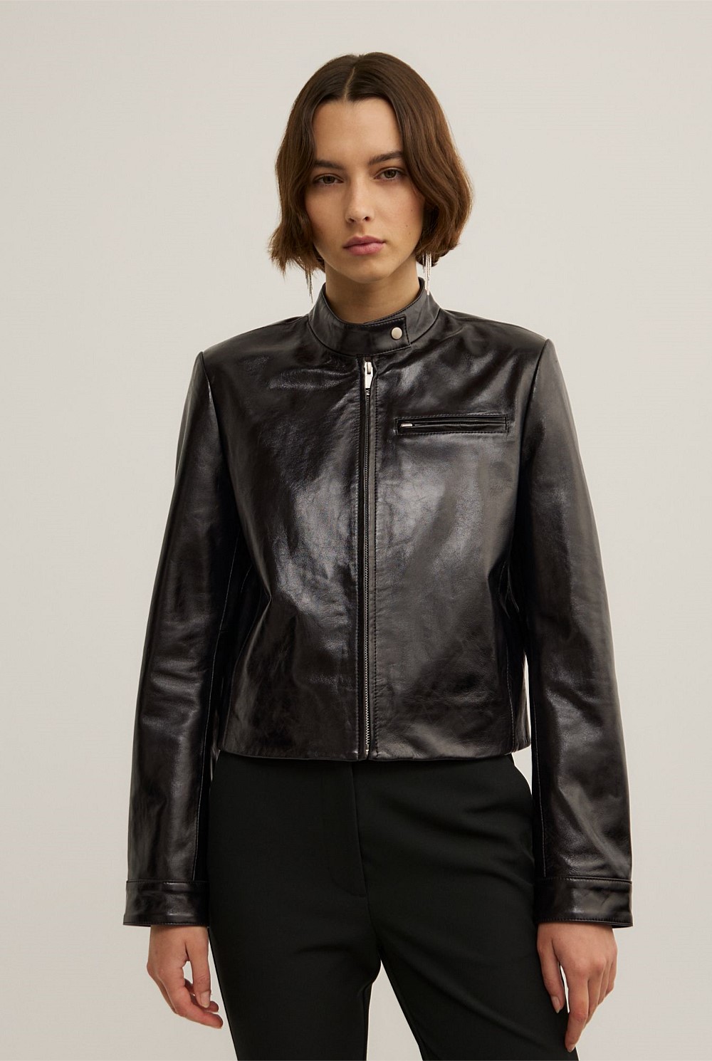 Clean Biker Jacket