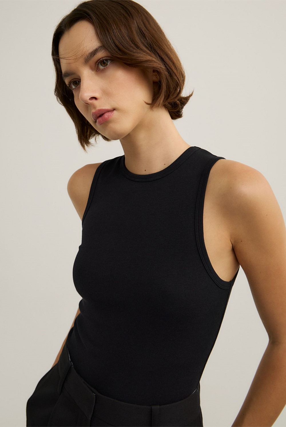High Front Tank Top