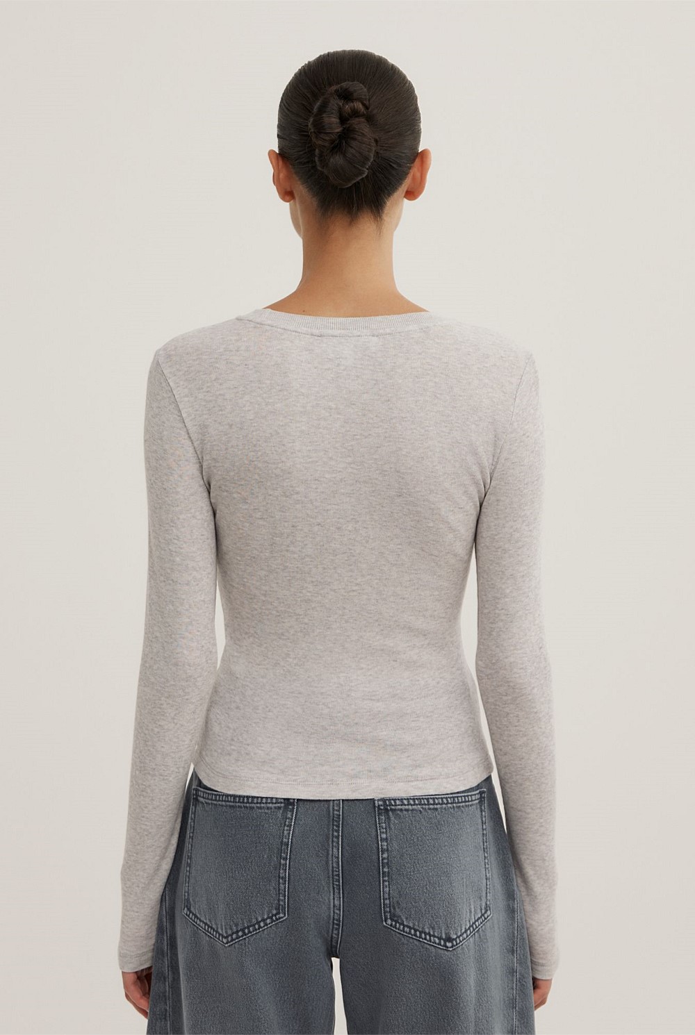 Fine Jersey Long Sleeve Top