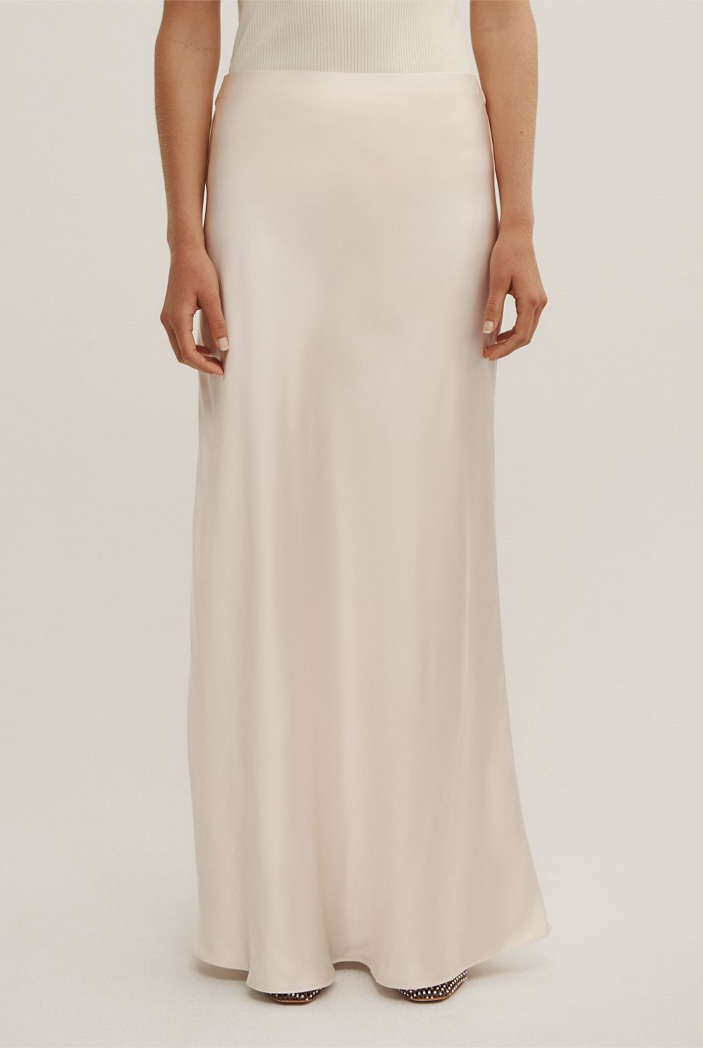 Bias Slip Skirt