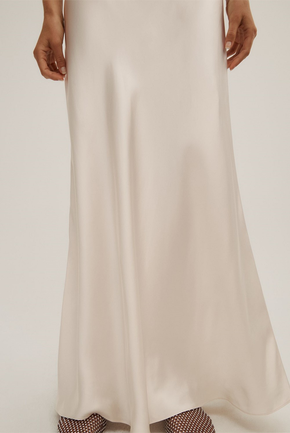 Bias Slip Skirt