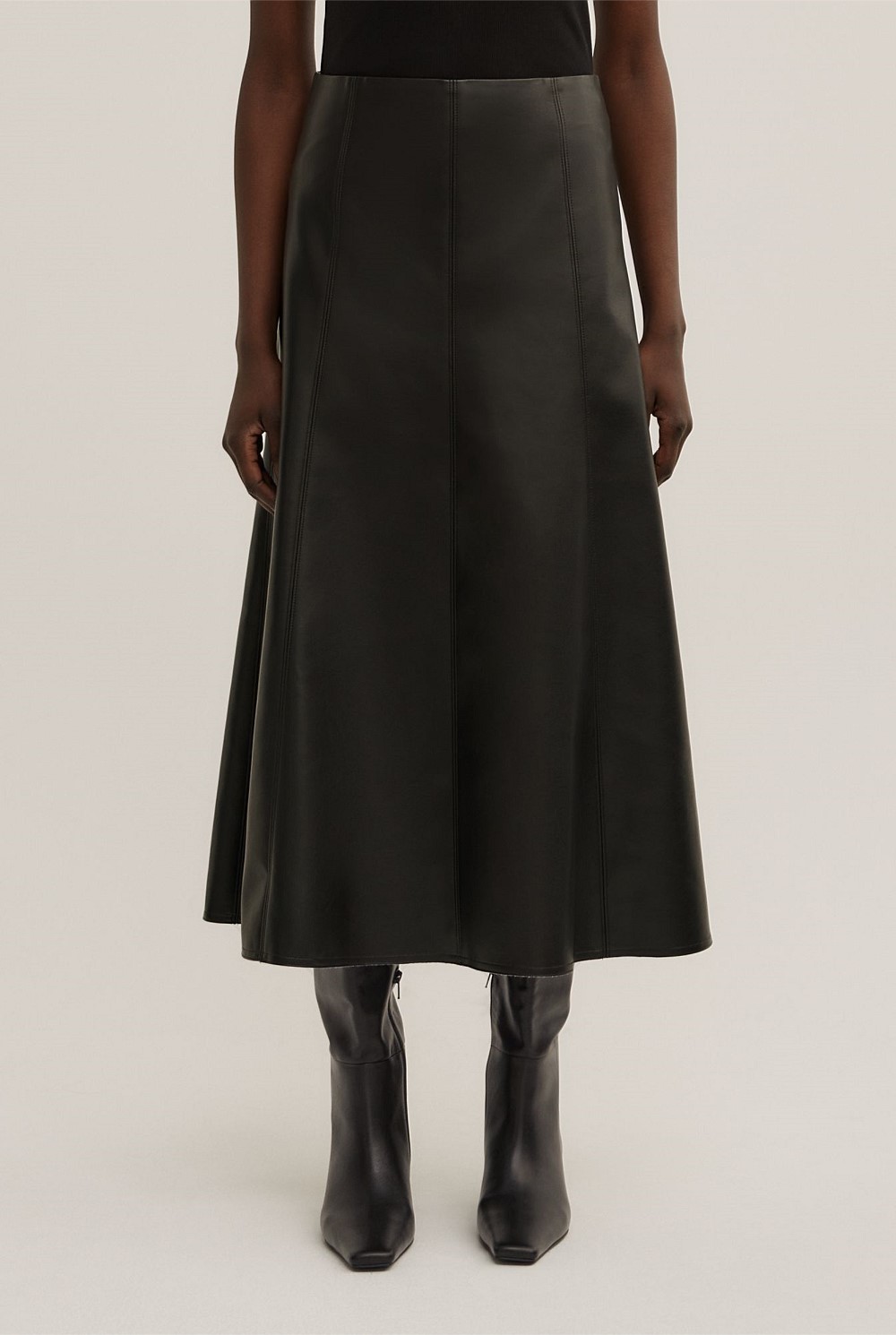 PU Panel Skirt