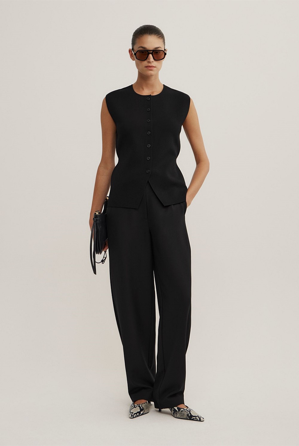 Compact Knit Vest