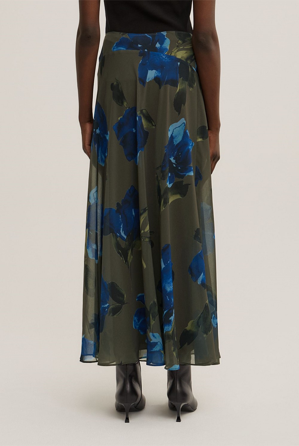 Basque Maxi Skirt