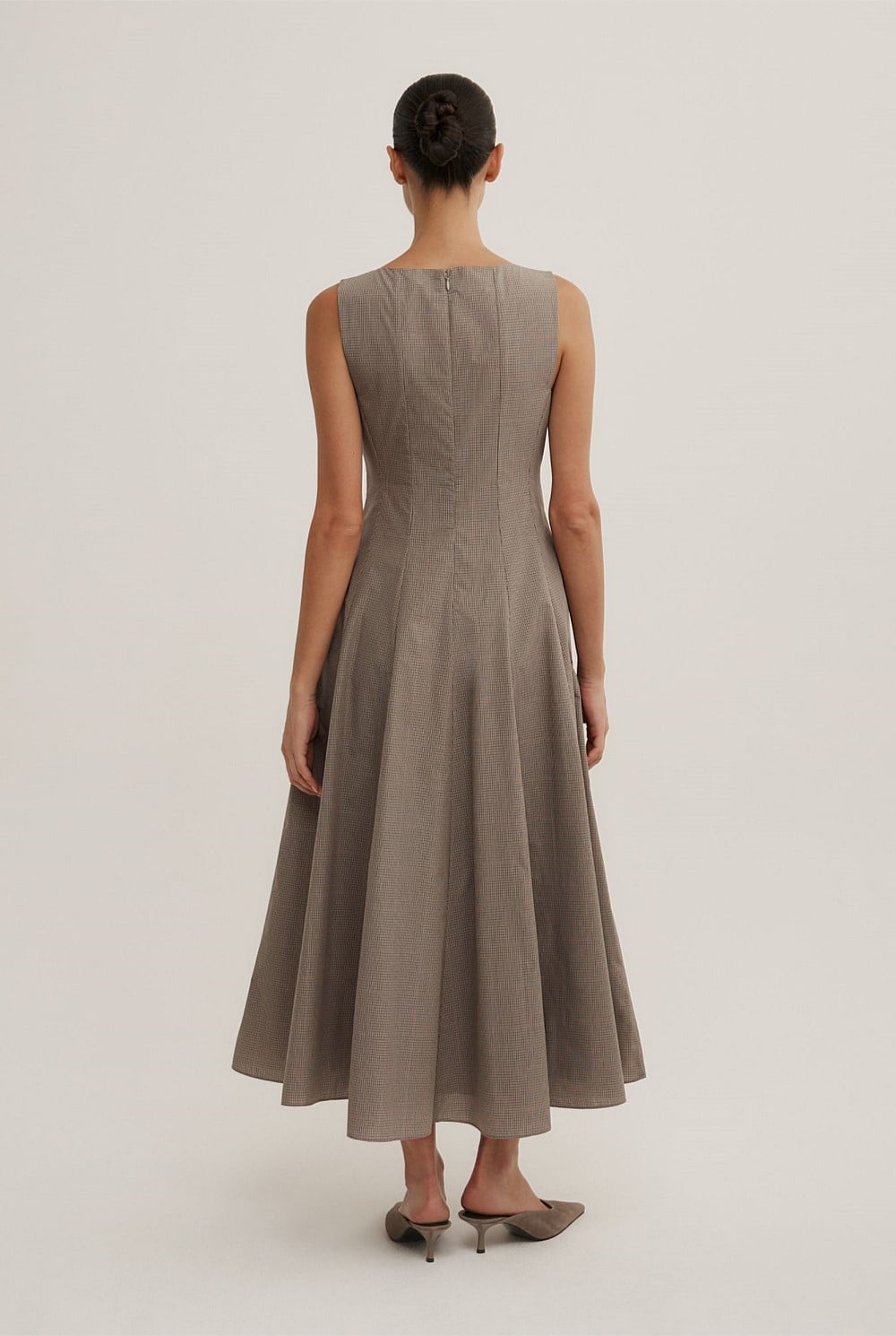 Panelled Midi Dress