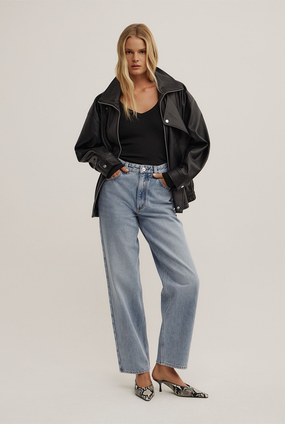 V-Neck Long Sleeve Top