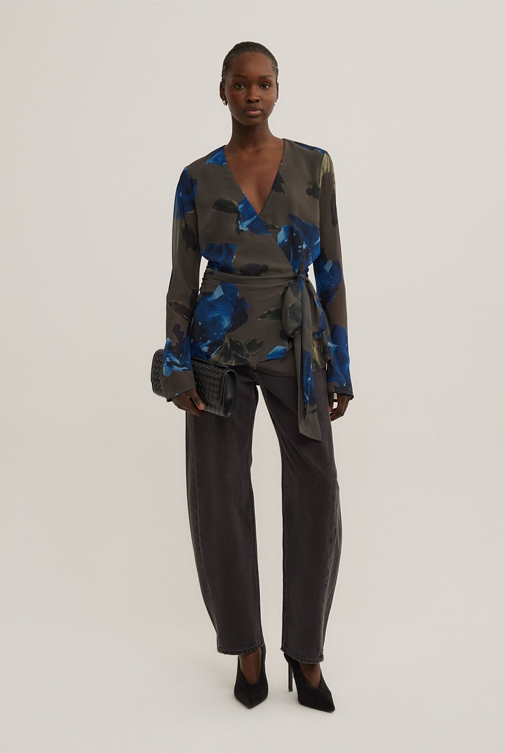 Sheer Wrap Shirt