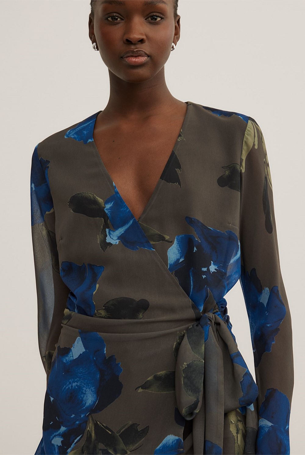 Sheer Wrap Shirt