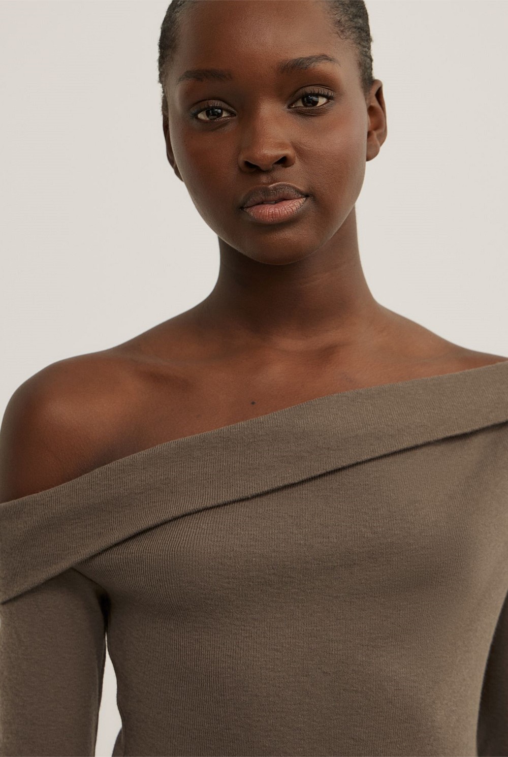 Asymmetric Long Sleeve Top