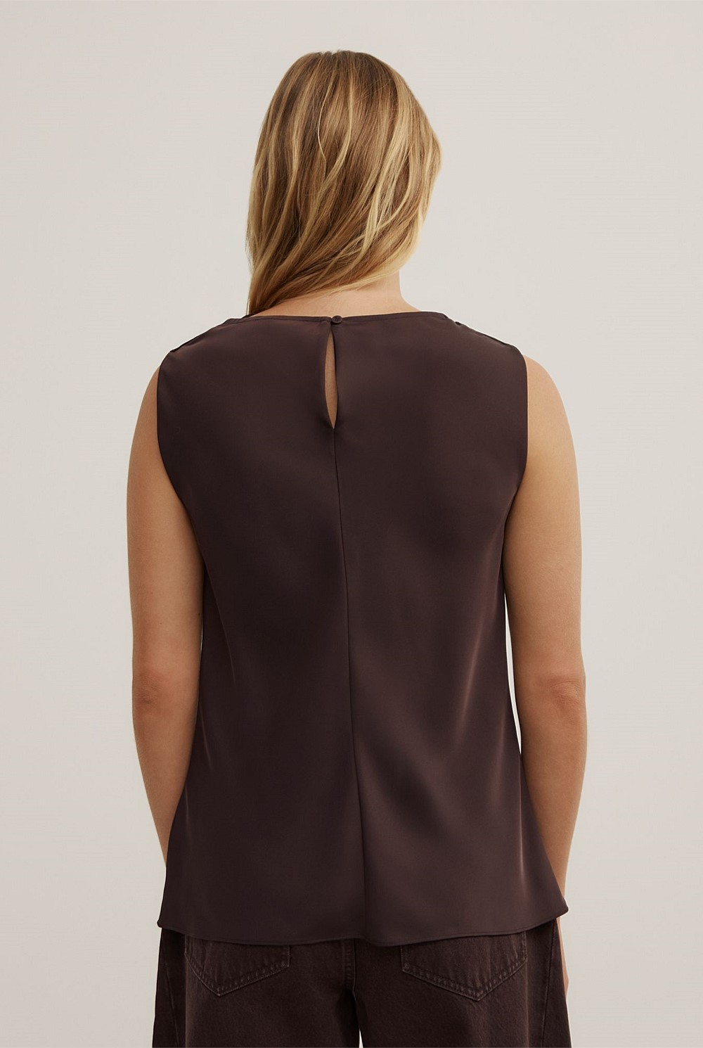 Soft Cowl Tank Top