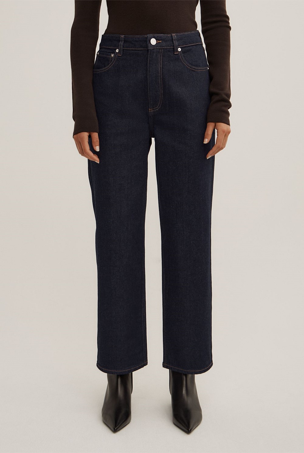 Straight Crop Jeans