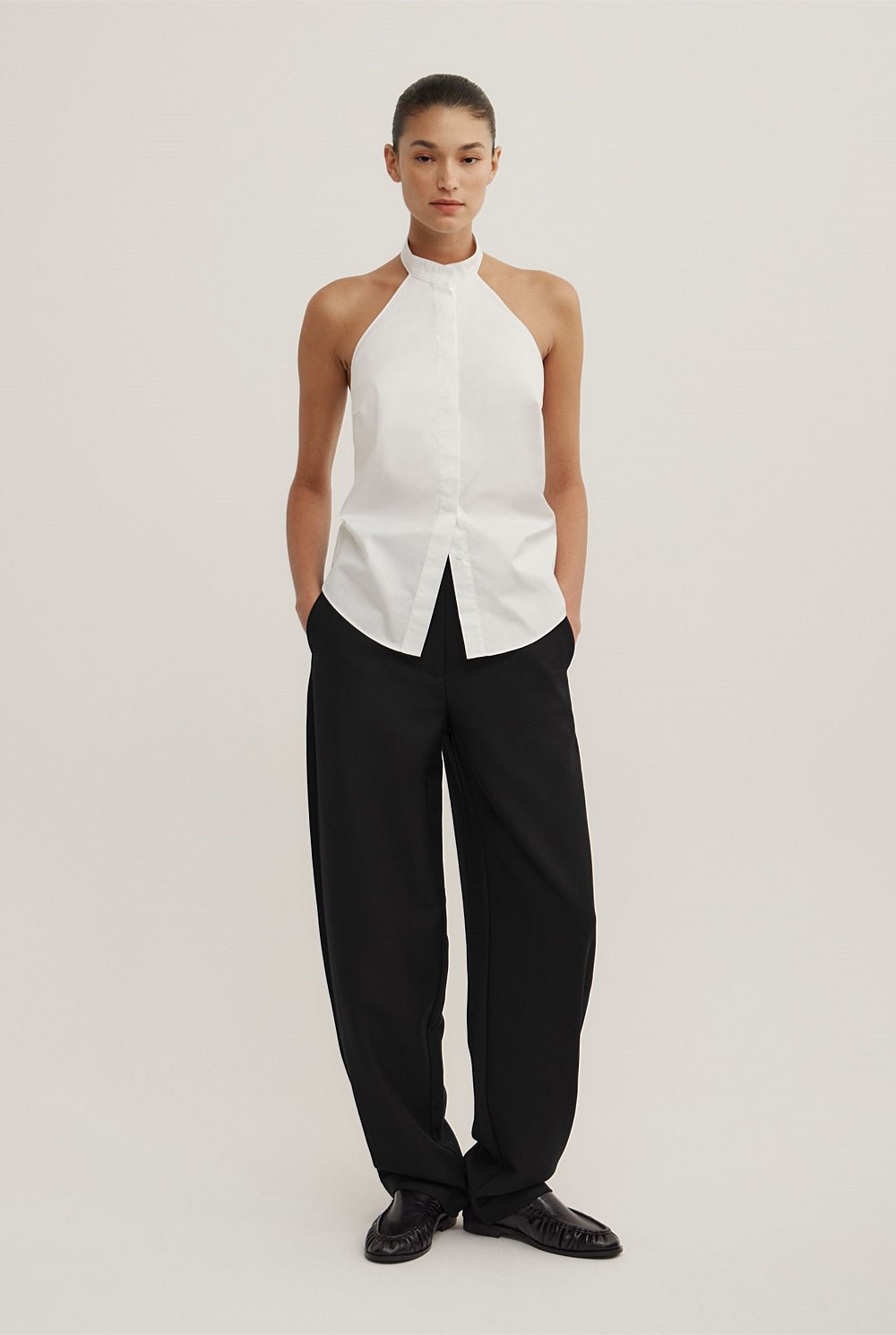 OCRF Halter White Shirt