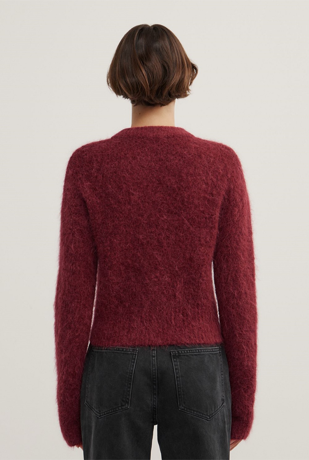 Fluffy Crew Cardigan