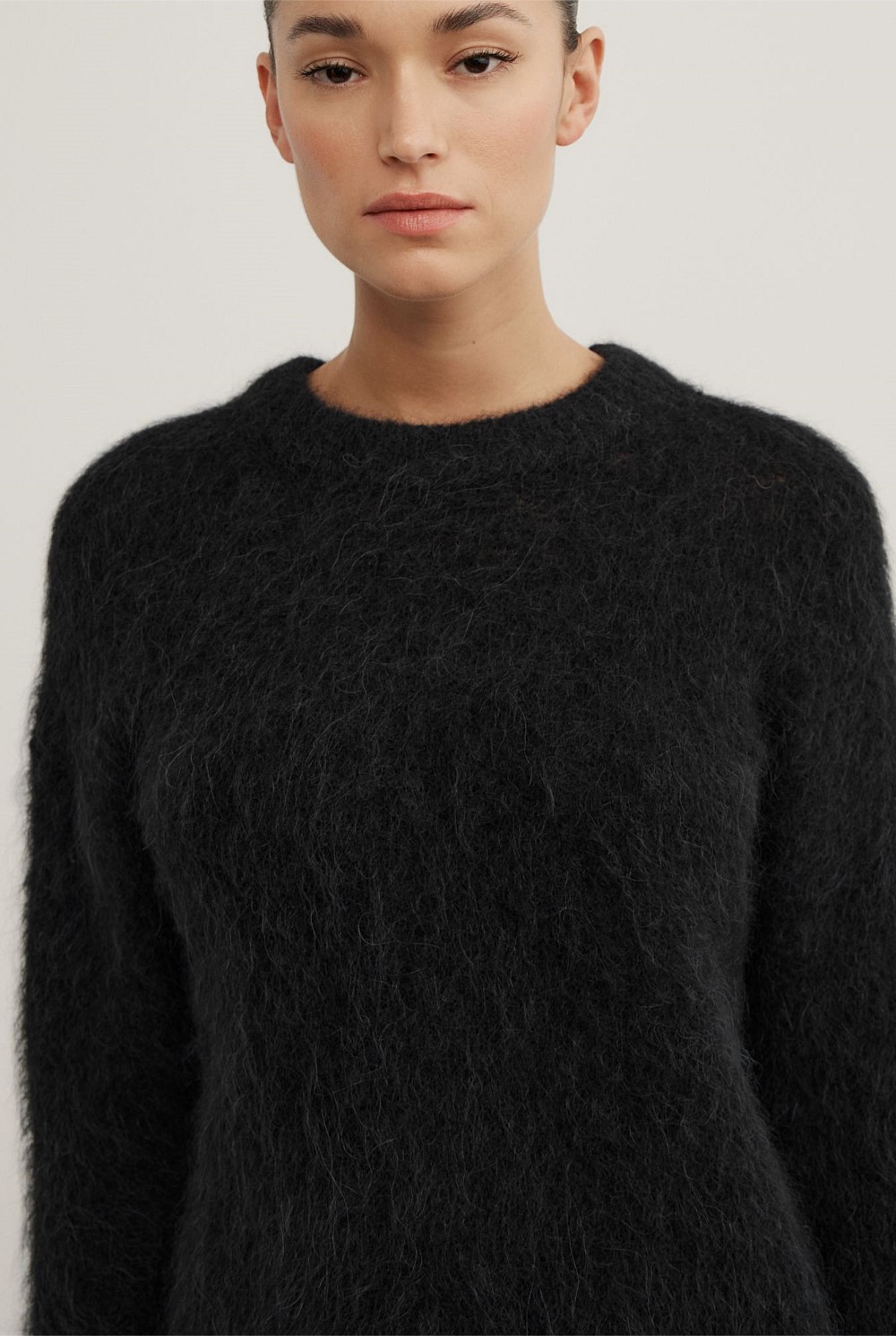 Fluffy Crew Knit