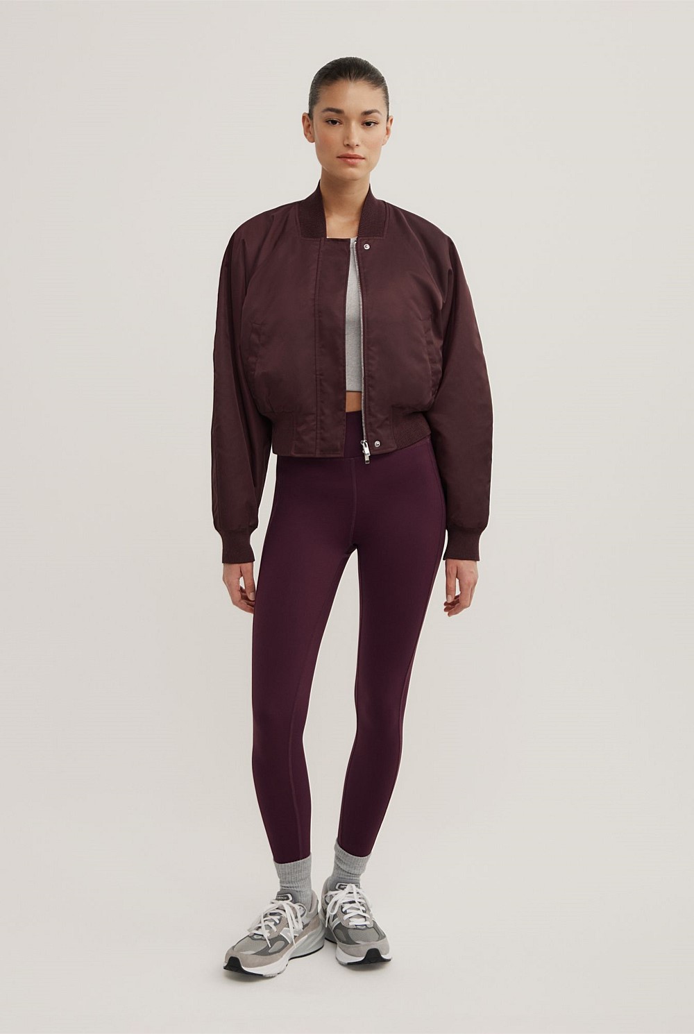 Nylon Bomber Jacket
