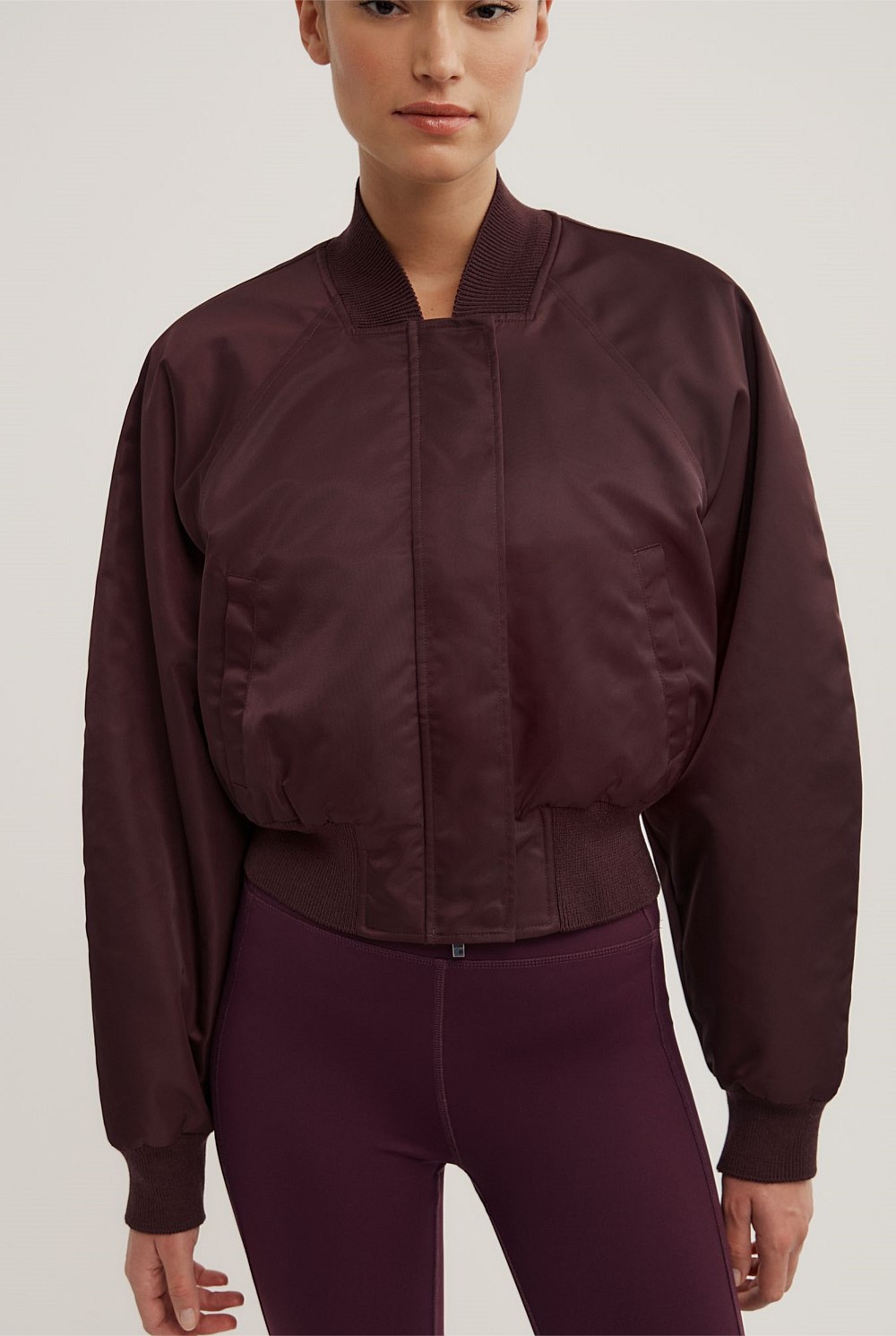 Nylon Bomber Jacket