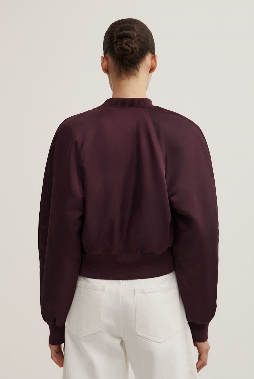 Nylon Bomber Jacket