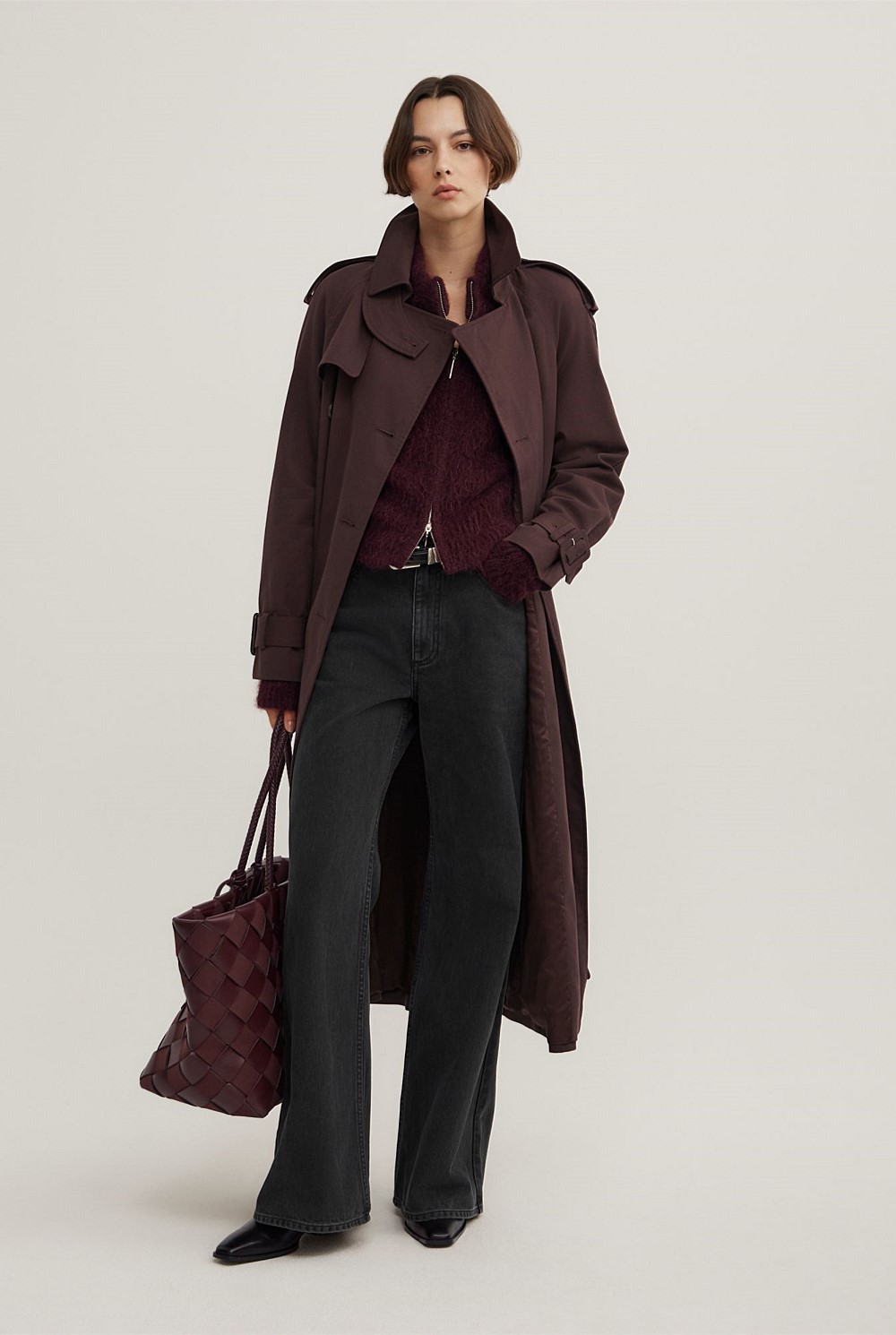 Fluffy Funnel Bomber Jacket
