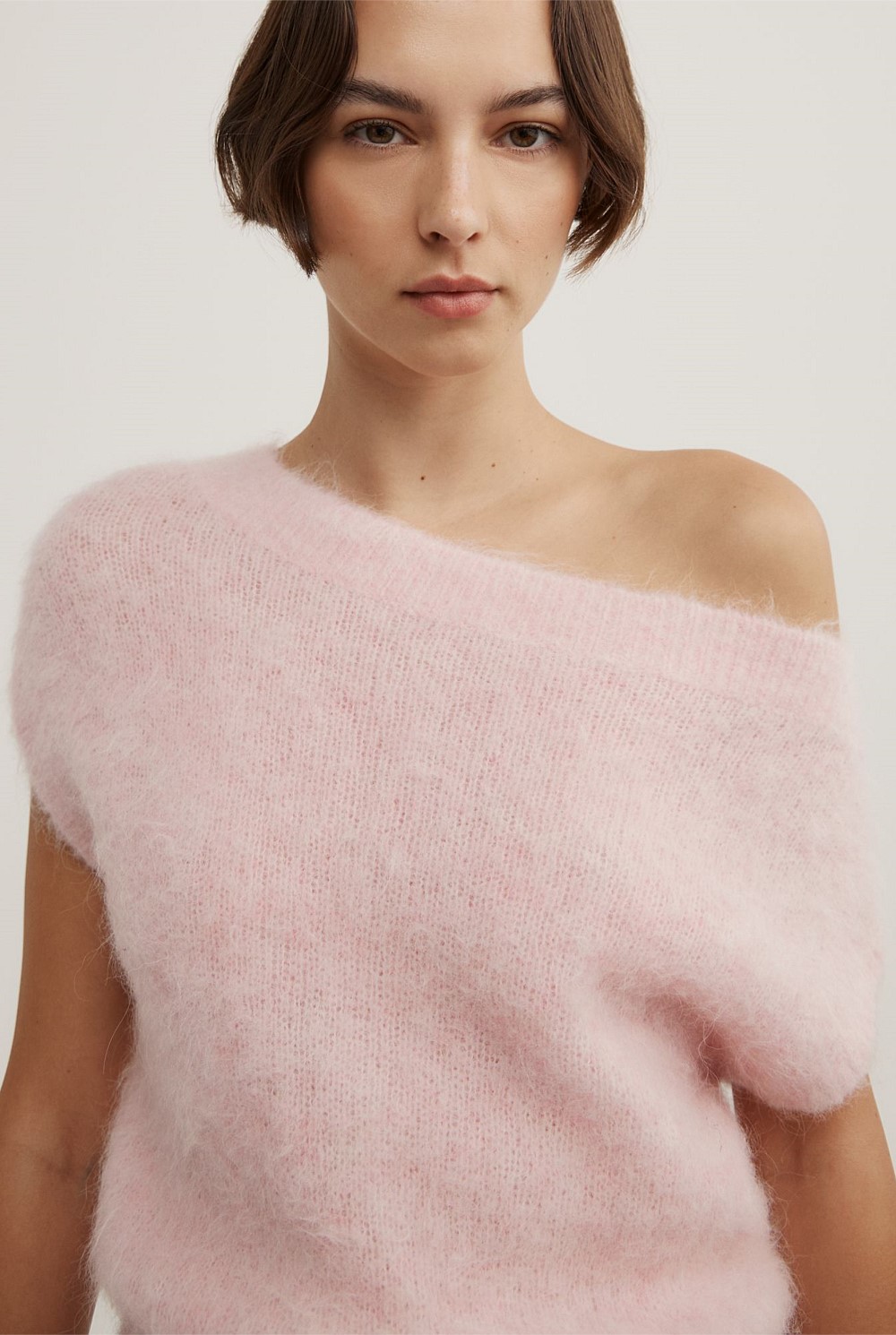 Asymmetric Fluffy Top