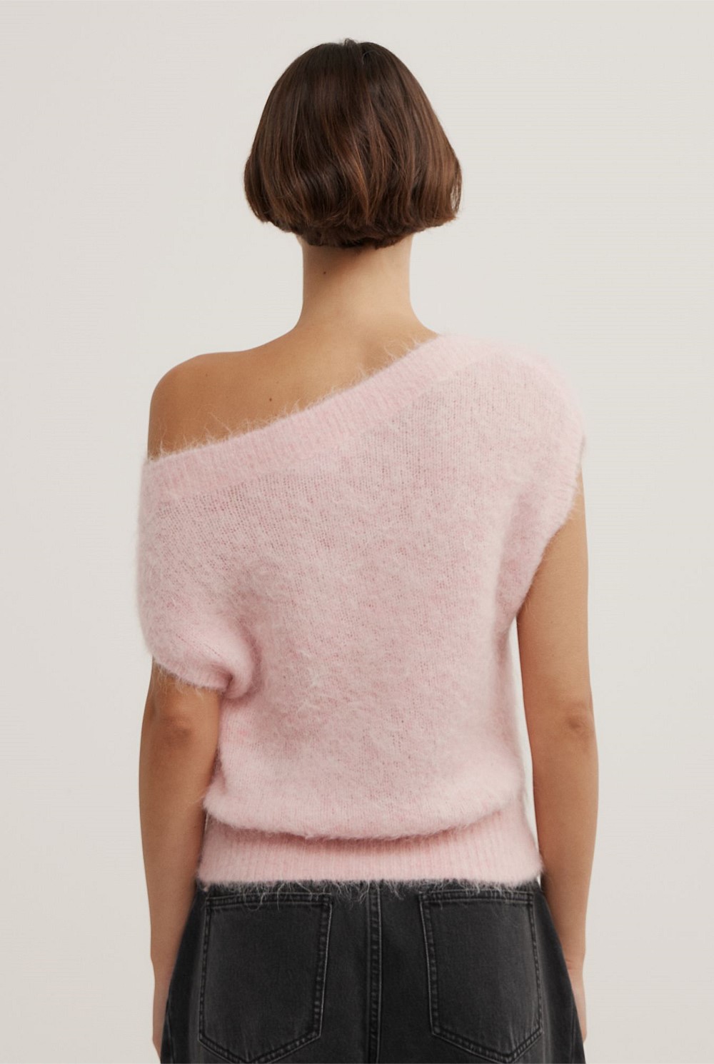 Asymmetric Fluffy Top