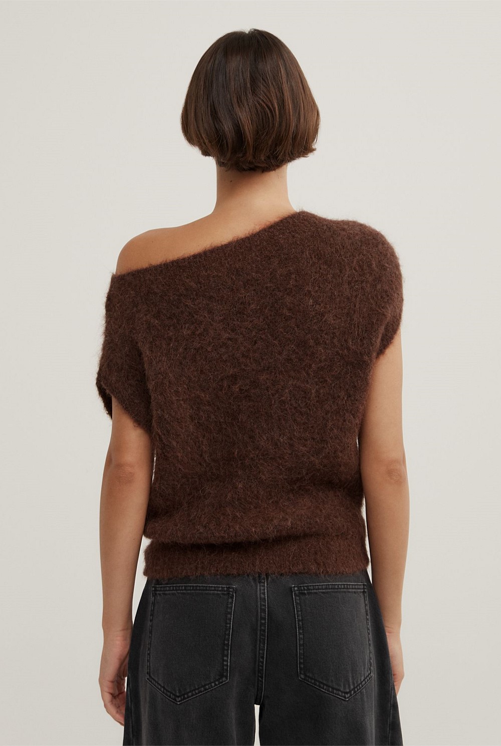 Asymmetric Fluffy Top