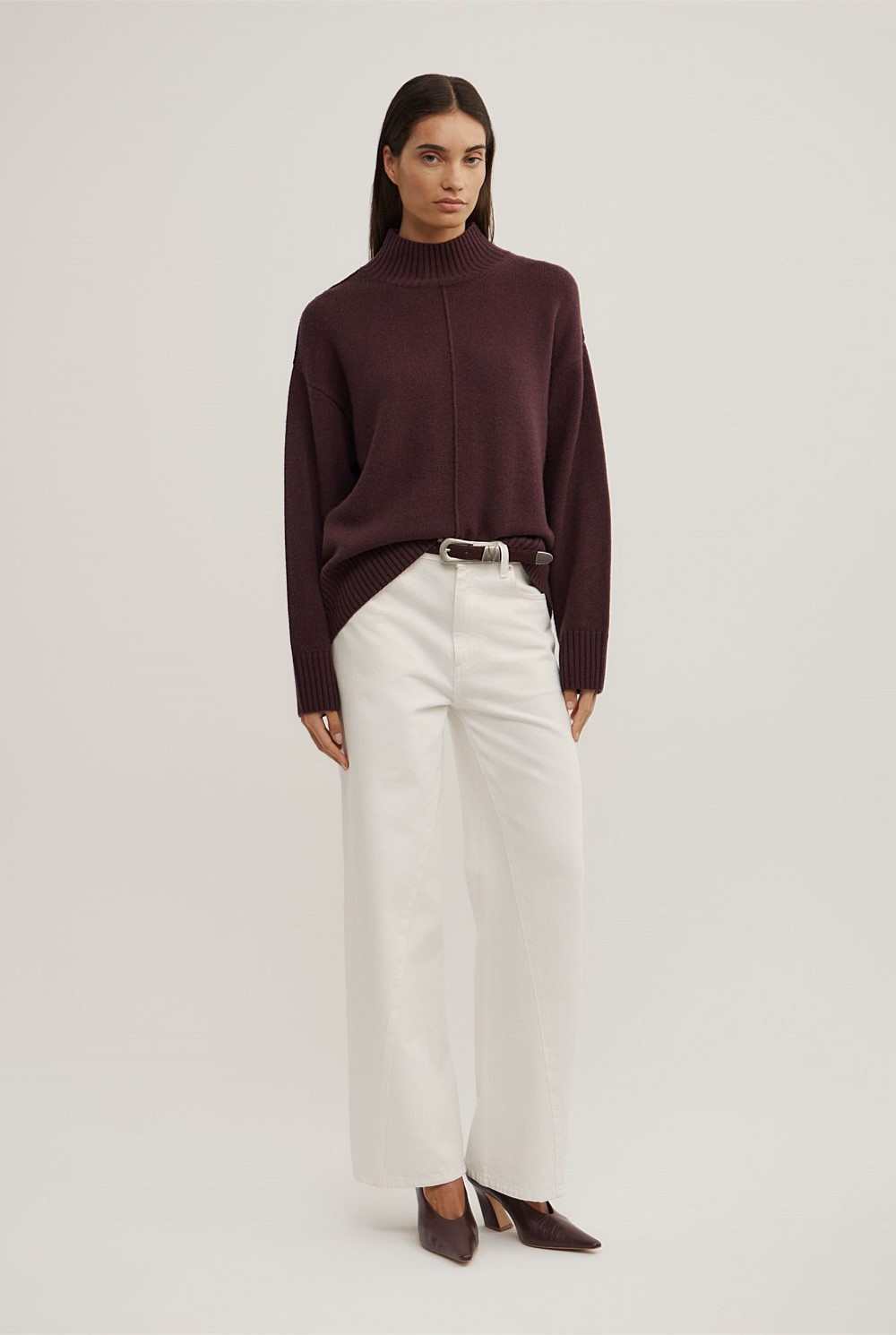 High Neck Knit