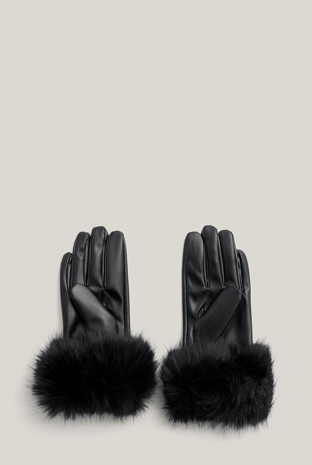 Faux Fur Gloves