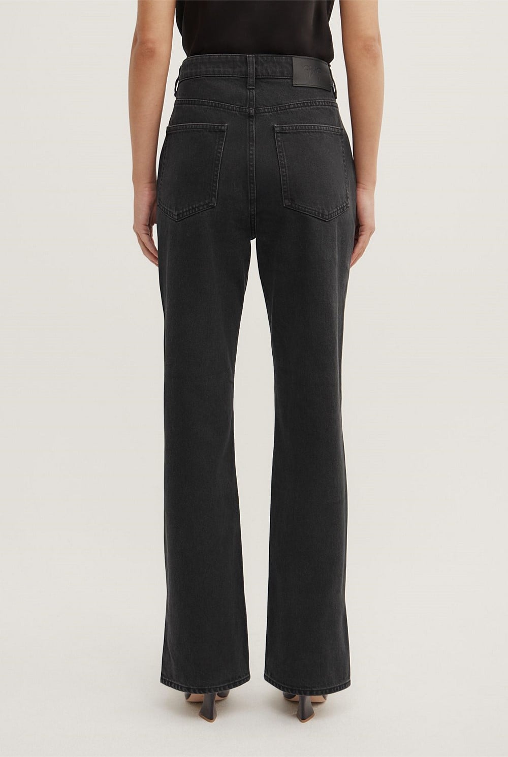Split Detail Denim Jeans