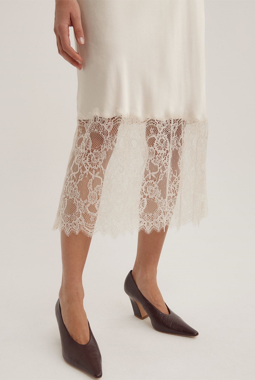 Lace Trim Skirt